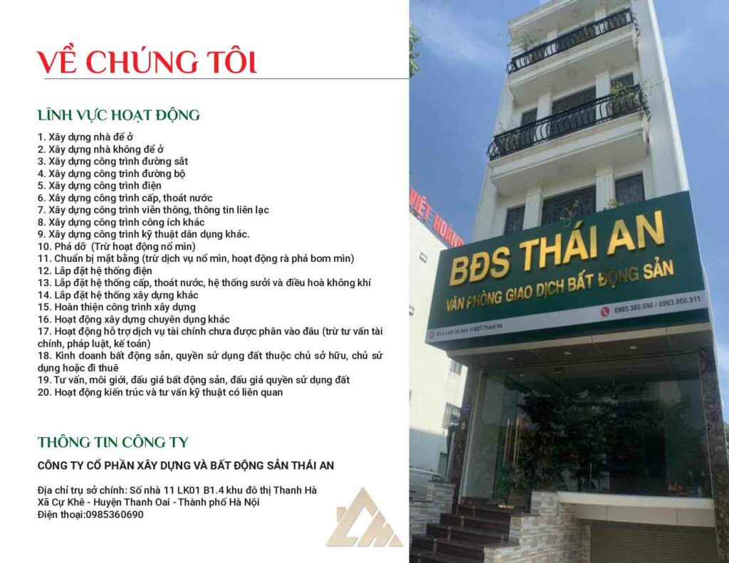 hồ sơ năng lực thái an