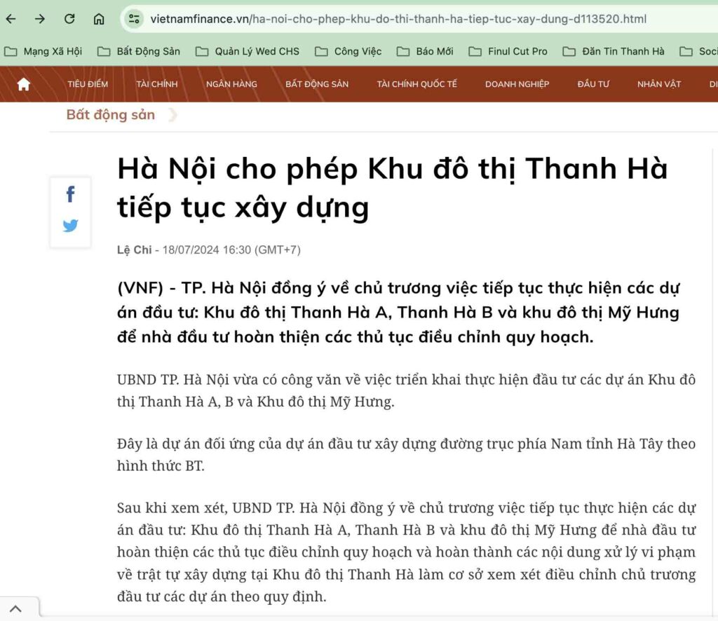 hà nội cho phép