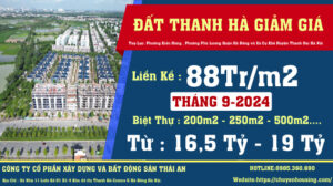 đất thanh hà giảm giá